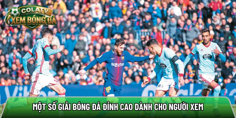 Một số giải bóng đá đỉnh cao dành cho người xem